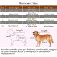 thumbnail image 3 of Fashionable Pet Hooded Raincoat, Dog Raincoat, Cape Style Reflective Dog Clothing To Keep Your Dog Dry And Comfortable On Rainy (XXL,Yellow), 3 of 7