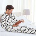 thumbnail image 6 of Vsdgher Lovely Penguin Mens Pajama Set, Soft Warm Long Sleeve Sleepwear, Cozy Button-Down Pjs for Men-Small, 6 of 7