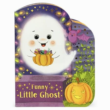 Funny Little Ghost - Halloween Ghost-Shaped Board Book Board Book Rosa Vonfeder, Cottage Door Press