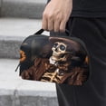 thumbnail image 2 of Skull Portable Oxford Cloth Charger Case with Waterproof Design - 5.9x9.44x3.14 in - PC Case, Storage Pouch, Cable Organizer Desk, Cable Box Organizer, 2 of 6