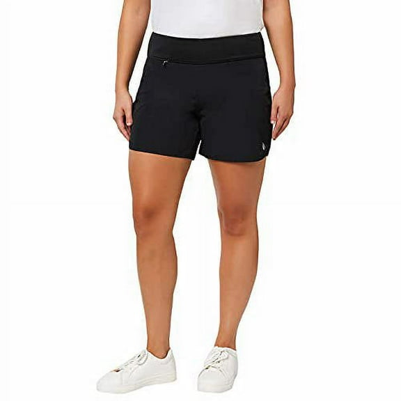 Hang Ten Women 5" Hybrid Shorts Stretch Limo, XX-Large