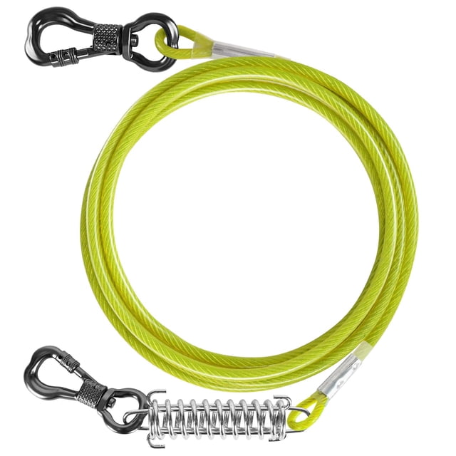 Cable de amarre para perros Tresbro de 6 m, resistente, para perros de hasta 227 kg