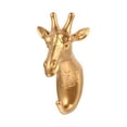thumbnail image 4 of 1pc Creative Retro Hooks Giraffe Head Shape Hanger Home Living Room Craft Decor, 4 of 8