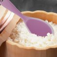 thumbnail image 2 of 8.9" Silicone Soup Ladle Spoon Wood Hand Restaurant Kitchen Scoop Utensil Cooking Supplies Red, 2 of 7