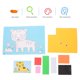 thumbnail image 3 of FELTECHELECTR 12 hojas de pegatinas de animales para rompecabezas, juego de dibujos animados de animales, juguetes educativos, kits de manualidades artísticas para niños., 3 of 7