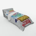 thumbnail image 2 of Ambesonne Saying Bedding Set 3 Pcs, Vintage Hipster Style, Twin XL, Multicolor, 2 of 2