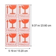 thumbnail image 2 of Houderco 258Ud Pegatinas De Para Cajas Y Paquetes Con Adhesión Segura Y Color Rojo, 2 of 6