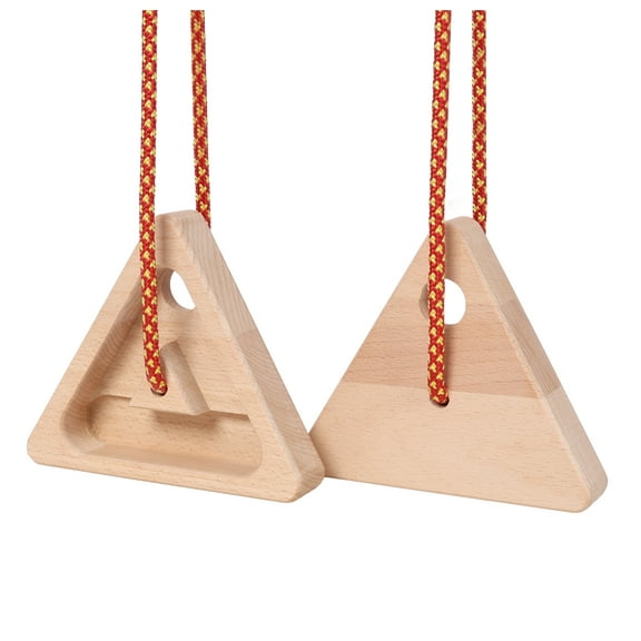 Climbing Hangboard 2-Pack with Rope - Finger Grip Strength Trainer for Rock Climbing - Portable Training Board for Home, Gym, Outdoor Use