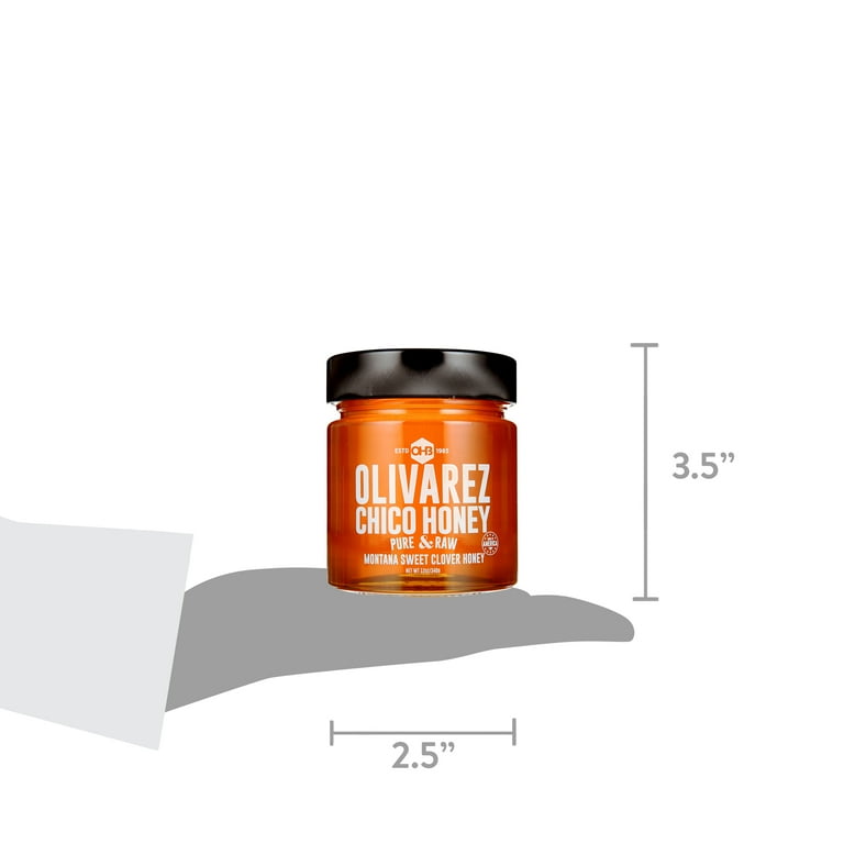 Olivarez Honey Company Montana Clover Honey 12oz Jar - Allergens