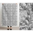 thumbnail image 3 of Printed Cotton Canvas Fabric by Soimoi | Floral Pattern - Gray | 56 Inch Wide | Sold by the Yard | Heavy Duty Craft & Upholstery Fabric, 3 of 7