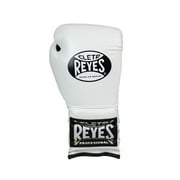 Cleto Reyes Training Gloves with Laces for Men and Women (18oz., White)