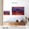 thumbnail image 3 of Elephant Stock Monument Valley Desert Landscape Wall Art - Horizontal Canvas Wall Art - Living Room Wall Decor - Places Canvas - Brown And Orange Decor - 12" x 8", 3 of 4