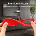 thumbnail image 3 of Fintie Protective Case for Samsung Smart Solar Cell Remote Control 2023 2022 BN59-01388A BN59-01385 BN59-01386 BN59-01391, Light Weight Kids-Friendly Anti Slip Shockproof Silicone Cover, Red, 3 of 9