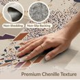 thumbnail image 6 of ODIKA 5'x7' Gray Beige Geometric Slate Design Washable Area Rug Contemporary Abstract Pattern with Multi Shapes Easy Care, Non-Shedding, Pet Friendly, for Small Living Room, Bedroom, 6 of 7