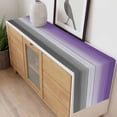 thumbnail image 4 of Purple Gray Table Runner - 72 Inch Long, Kitchen Dining Table Runner Dresser Scarves, Vintage Rustic Abstract Striped Wooden Grain Farmhouse Decor for Coffee Tables Wedding Party Banquet, 4 of 8