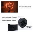 thumbnail image 3 of Beautiful LED Rose Tree Table Lamp, Bouquet Shaped Night Light & Home Decor, Romantic USB Powered Ornamental Tree Light, One Piece PP Resin Energy Saving Bulbs, 3 of 4