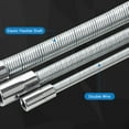 thumbnail image 4 of 3Pcs Flexible Socket Extension Cables 1/4 3/8 1/2 Flex Socket Extension Bar Set Drive Light, 4 of 8