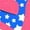 Vintage Hot Pink, variant on Inktastic USA Bow Youth T-Shirt