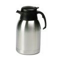 thumbnail image 1 of Carafe à Vide Doublée en Acier Inoxydable&44; 1.9L&44; Finition Satinée/bordure Noire, 1 of 1