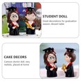 thumbnail image 5 of 3pcs Graduation Cake Decoration Lovely Doctor Doll Cake Adornment Baking Decorations, 5 of 8