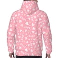 thumbnail image 7 of Fotbe Men's Hoodie with Love Pattern - Kangaroo Pocket Pullover Hooded Sweatshirt, Perfect for Daily Wear, Travel, and Home-XX-Large, 7 of 7