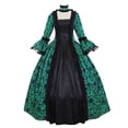 thumbnail image 2 of WILLBEST Robes T-Shirt pour Femmes Femmes Automne Hiver Gothique Rétro à Imprimé Floral Robes Robes Robe, 2 of 2