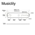 thumbnail image 2 of Musiclily Pro 32mm Steel Control Plate for Tele Style Electric Guitar, Gold, 2 of 5