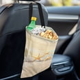 thumbnail image 4 of Yuyamidu Starfish Car Garbage Bags Beach Vehicle Trash Bags Bins for Camping, Travel Accessories Seaside Auto Storage Packages Pouch Reusable Car Gabege Can, 4 of 7
