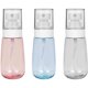 thumbnail image 1 of 3 atomizadores transparentes, botella rociadora vacía, rellenable, fina Botellas de agua con pulverizador de 60 ml para maquillaje y perfume, caja de jabón de viaje creativa hecha a mano, resistente a, 1 of 5