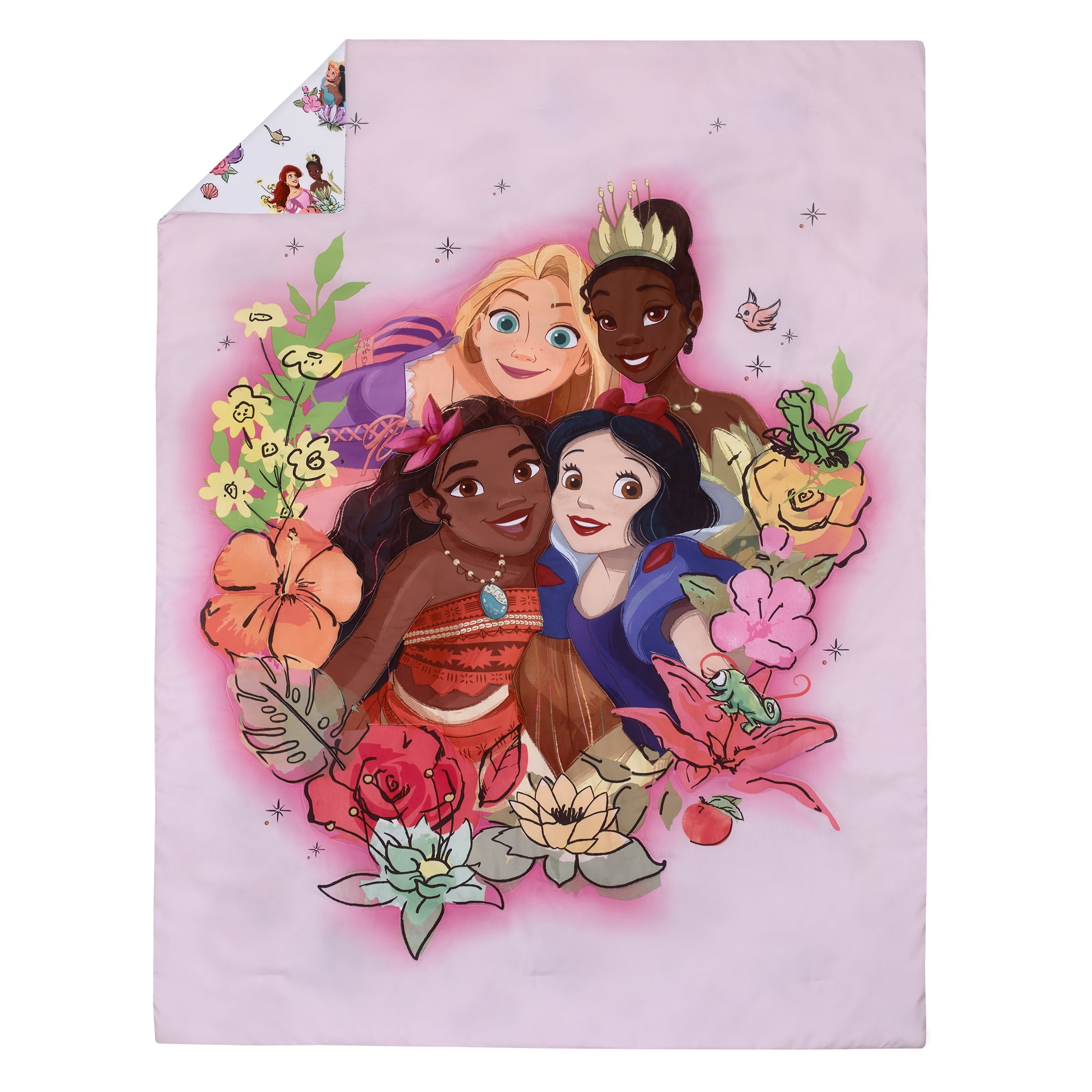 Disney Princesses Courage and Kindness 4 Piece Toddler Bed Set