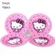 thumbnail image 3 of Decoraciones para baby shower de Hello Kitty Cat en color rosa Globos para el quinto cumpleaños de niñas Platos de papel Vajilla desechable Suministros para fiestas, 3 of 5