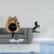 thumbnail image 2 of Reloj de pared decorativo con forma de gato, reloj de pared de madera, decoración moderna, escultura de animal silencioso, estatua de caballo de resin, 2 of 8