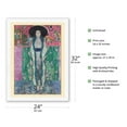 thumbnail image 2 of Portrait of Adele Bloch-Bauer II - From an Original Color Painting by Gustav Klimt c.1912 - Japanese Unryu Rice Paper Art Print 24 x 32 in, 2 of 4