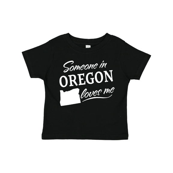 Inktastic Someone in Oregon Loves Me Boys or Girls Toddler T-Shirt