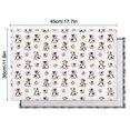thumbnail image 5 of White Cow Hat Pattern Summer Placemats Table Placemats Set Of 6-Linen Kitchen Washable Placemats Table Mats 11.8"x17.7" Non-Slip Heat Resistant, 5 of 5