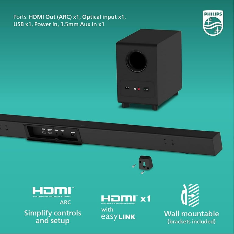 Channel Philips Speaker Surround Sound Philips HTB5520/94