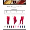 thumbnail image 2 of MixMatchy Women's Solid French Terry Cozy Jogger Sweatpants, 2 of 4
