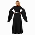 thumbnail image 3 of Medieval Dress, Halloween Costume, Bat Sleeve Dress, Medieval Dress Halloween Costume Bat Sleeve Gothic Dress Long Dress for Cosplay Party Themed Celebration Carnival and Holiday Photo Sessions, 3 of 6