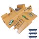 thumbnail image 1 of Kit de rampa para skate park, piezas para patineta de dedo, accesorios de entrenamiento duraderos Ultimate Parks, 1 of 7