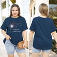 thumbnail image 5 of XCHQRTI Women Dragonfly Tshirt Plus Size Short Sleeves Graphic Casual Loose Tee Tops, 5 of 10