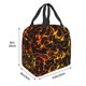 thumbnail image 3 of Easygdp Orange Lightning Bolsa Térmica Premium - Tela Oxford Impermeable, Gran Capacidad, Bolsillo Frontal, Unisex para Trabajo, Escuela, Actividades al Aire Libre y Picnics, 3 of 8