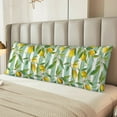 thumbnail image 6 of Gaeub Lemon Printed Long Body Pillowcase Envelope Closure 1 Pack Wrinkle for Night Sweats - 20x54 in, 6 of 8