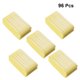 thumbnail image 4 of FELTECHELECTR 96 esponjas limpiadoras faciales, compresas cosméticas, esponjas de limpieza facial, exfoliantes de maquillaje, herramienta exfoliante (amarillas), 4 of 6