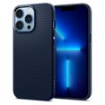 thumbnail image 1 of Funda Spigen Liquid Air para iPhone 13 Pro 2021, color azul marino, 1 of 7