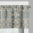 thumbnail image 5 of Ambesonne Ethnic Valance & Curtain, Persian Flora, 55"x36", Tan Blue White, 5 of 7