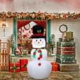 thumbnail image 5 of Muñeco de nieve inflable, modelo de cascanueces de Papá Noel con luz LED, muñecos inflables de Navidad para decoración de fiesta de jardín de Año Nuevo de Navidad, 5 of 5