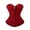 Wine, variant on Levmjia Women's Shapewear Corset Top Solid Color Lace Fashion Tummy Control Body Shaper Strapless Wedding Brides Comfortable Evening Gowns