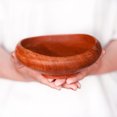 thumbnail image 3 of Curved Doussie Wood Bowl - Regular 4-Pack, 3 of 5