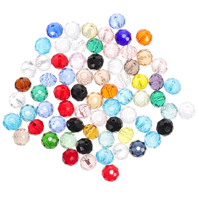 560pcs Glass Beads DIY Crafts Beads Bracelet Wind Chimes Suncatcher Making Beads