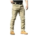 thumbnail image 2 of Men's Tactical Cargo Pants, Water-Resistant Ripstop Work Trousers with Multi-Pockets, Durable Outdoor Hiking Pants, 2 of 4